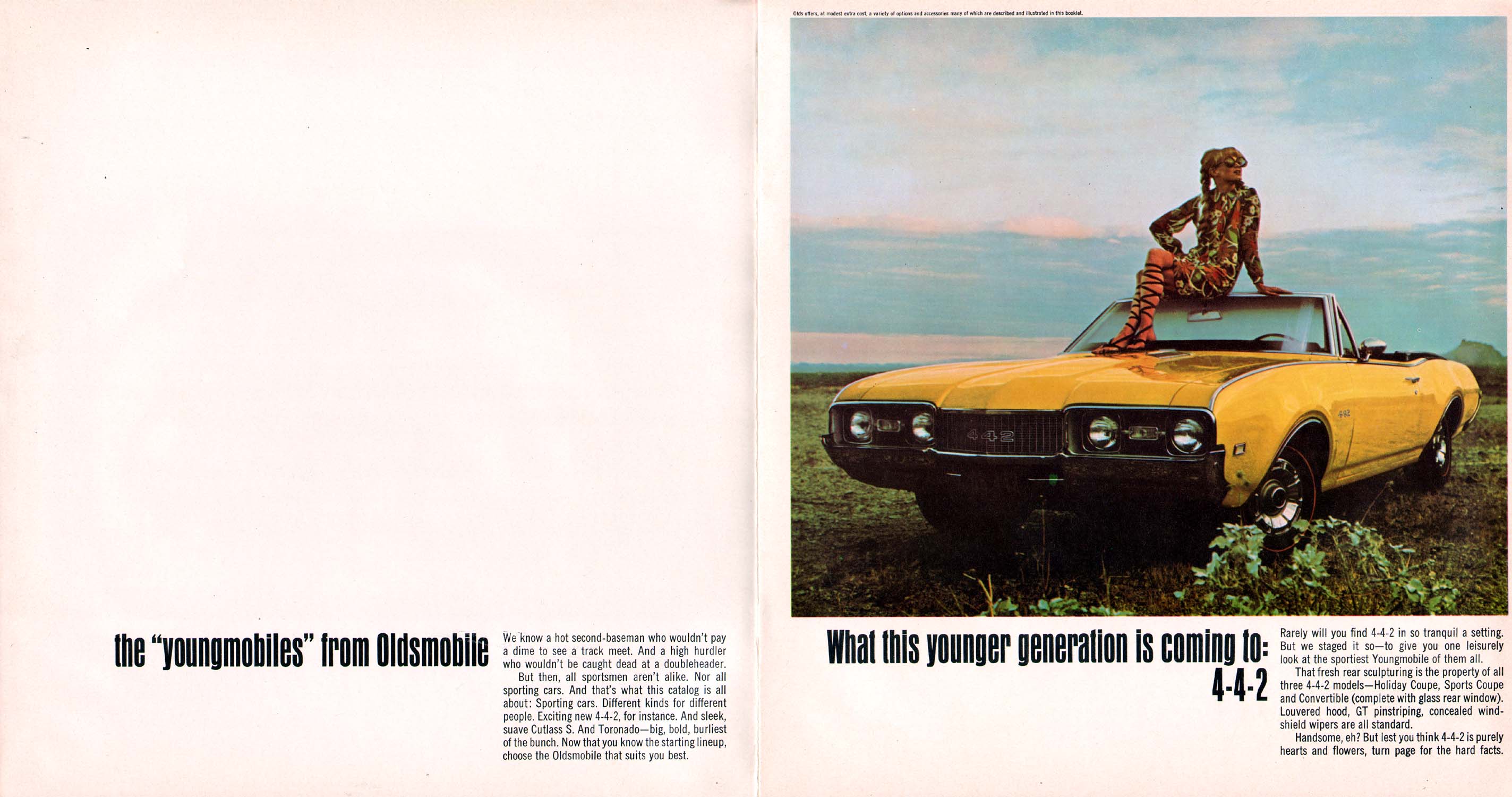 1968 Oldsmobile Sports Cars Brochure Page 2